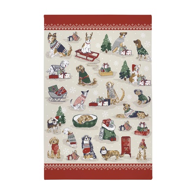 Merry Mutts Tea Towel by Ulster Weavers