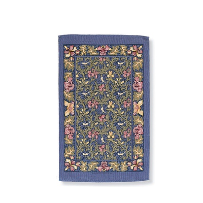 Iris Blue Cotton Tea Towel by Ulster Weavers