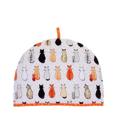 Cats in Waiting Hood Tea Cozy by Ulster Weavers