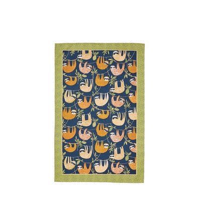 Sloth Cotton Tea Towel by Ulster Weavers